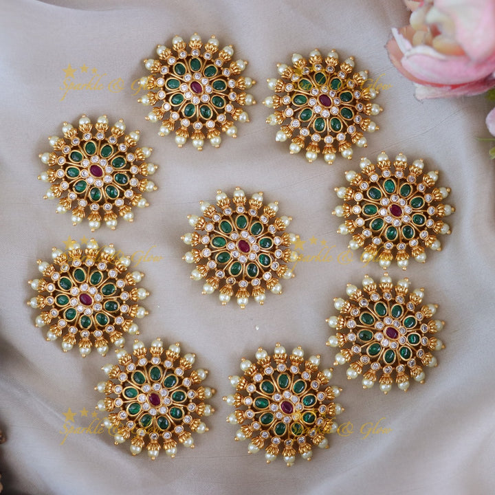 Exquisite Gold Jadabilla Hair Pieces for Weddings