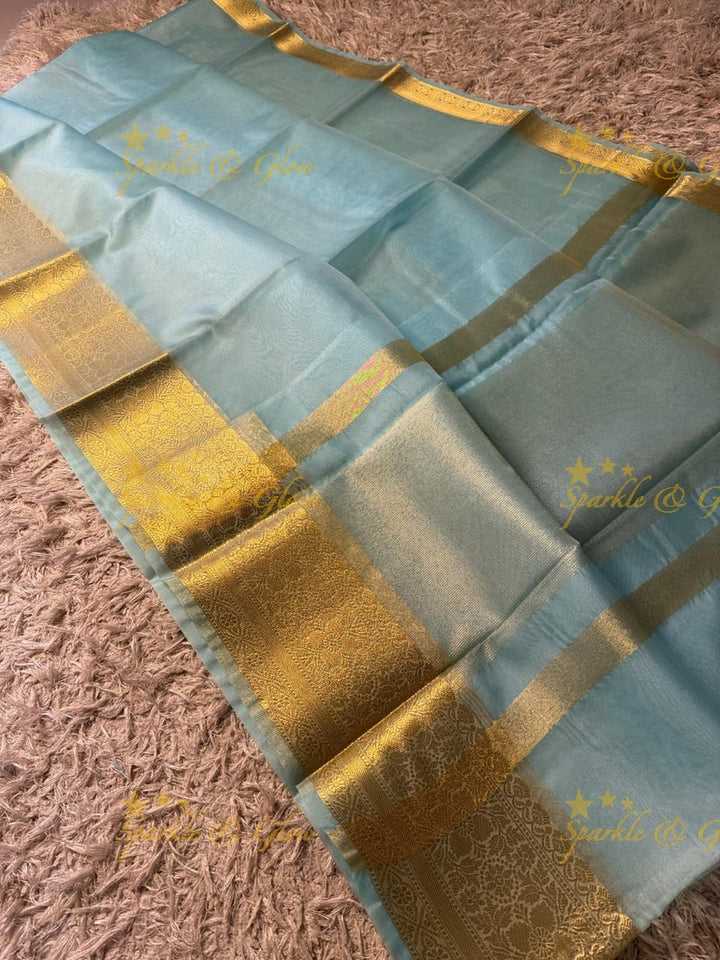 Premium Banarasi Tissue Organza Saree for Weddings