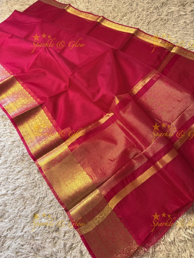 Premium Banarasi Tissue Organza Saree for Weddings