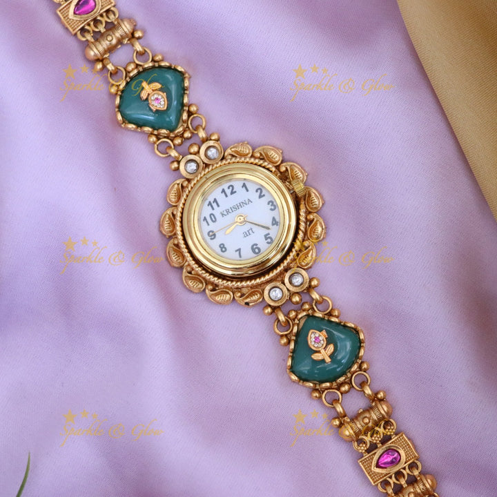 Exquisite Gold-Plated Wedding Bracelet Watch