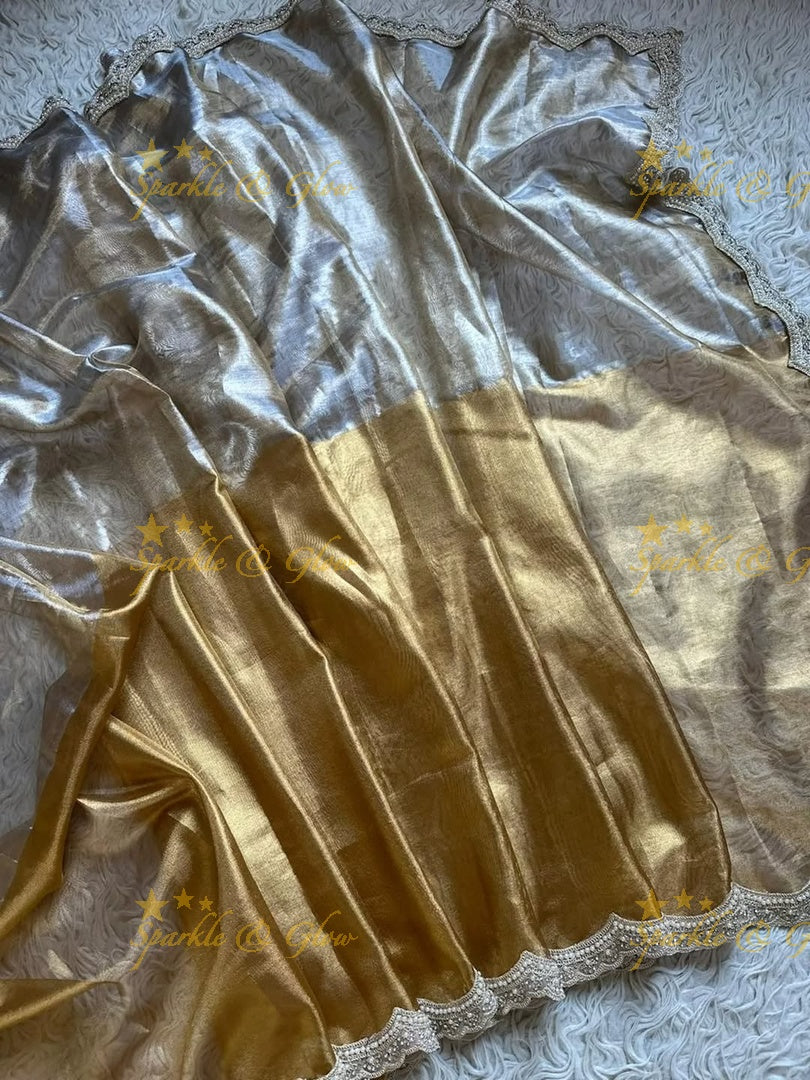 Elegant Tissue Silk Saree for Weddings & Celebrations