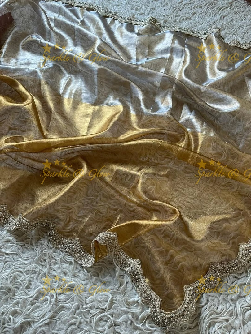 Elegant Tissue Silk Saree for Weddings & Celebrations