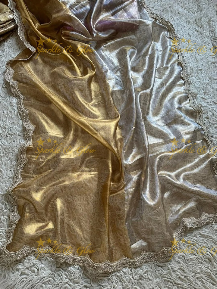 Elegant Tissue Silk Saree for Weddings & Celebrations