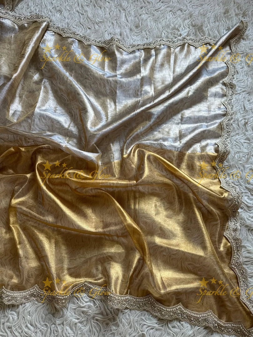 Elegant Tissue Silk Saree for Weddings & Celebrations