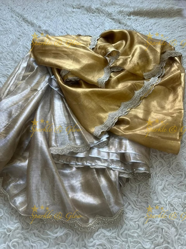 Elegant Tissue Silk Saree for Weddings & Celebrations