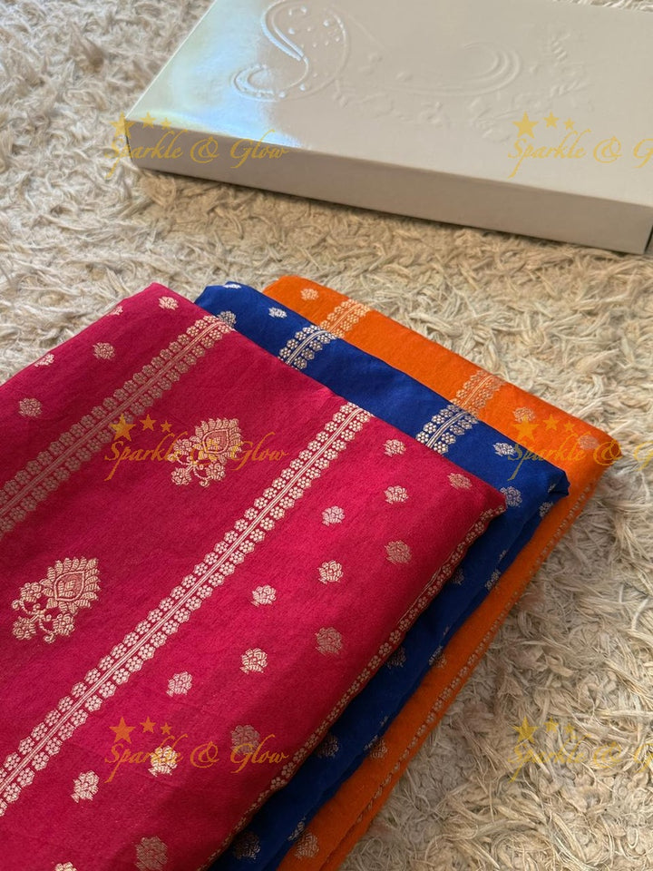 Exquisite Banarasi Semi Katan Silk Saree for Weddings