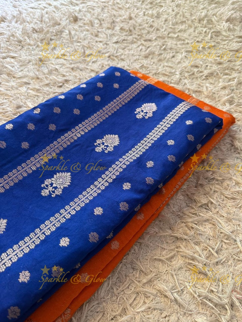 Exquisite Banarasi Semi Katan Silk Saree for Weddings
