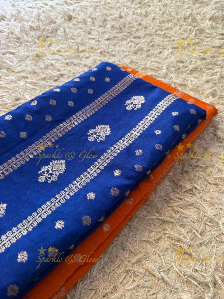 Exquisite Banarasi Semi Katan Silk Saree for Weddings