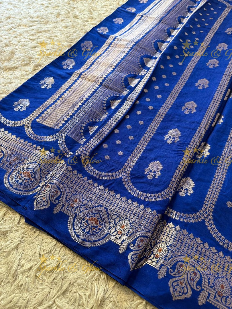 Exquisite Banarasi Semi Katan Silk Saree for Weddings