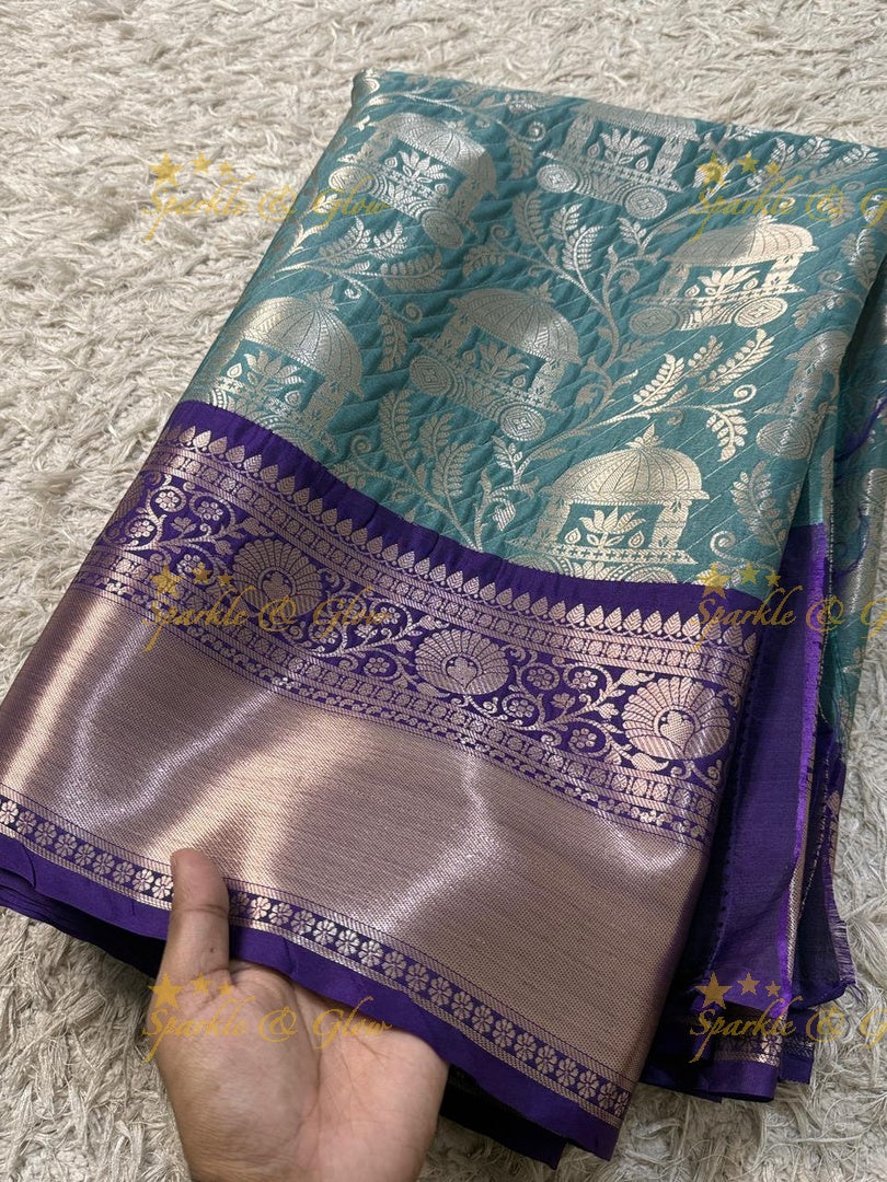 Exquisite Handwoven Banarasi Saree for Special Occasions
