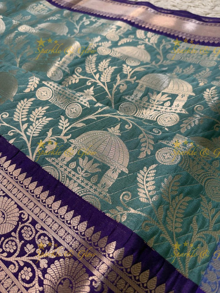 Exquisite Handwoven Banarasi Saree for Special Occasions