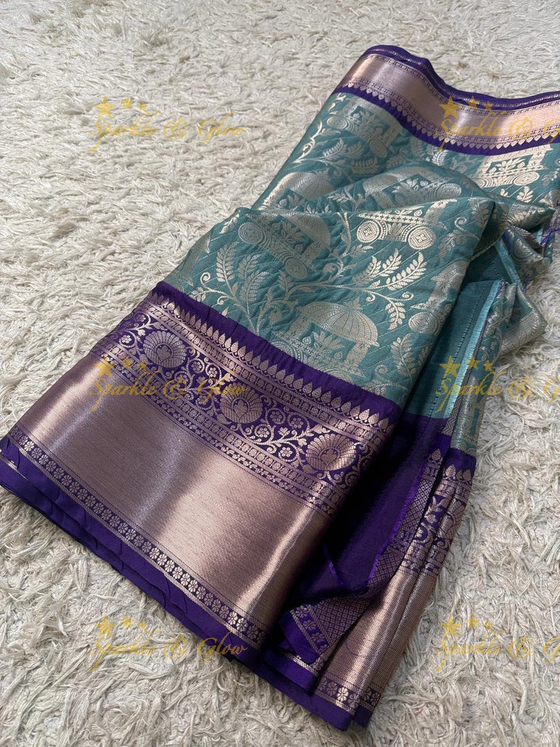 Exquisite Handwoven Banarasi Saree for Special Occasions