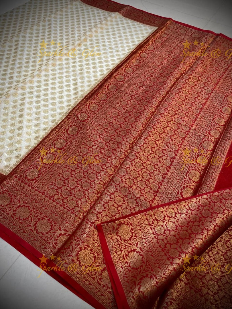 Luxurious Banarasi Tissue Organza Saree for Weddings