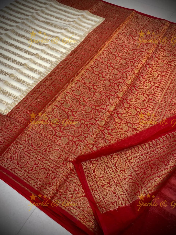 Exquisite Tissue Organza Banarasi Sarees for Weddings