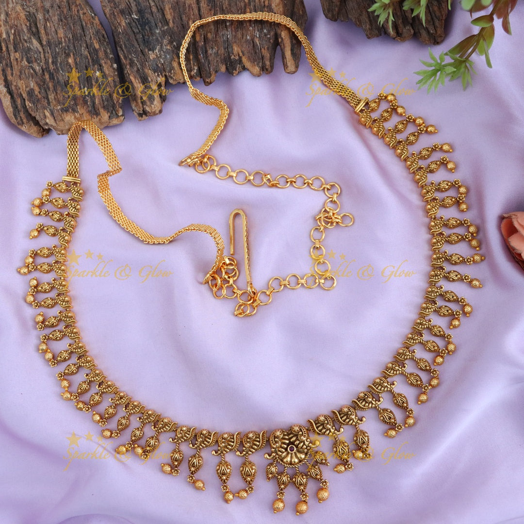 Elegant Gold Plated Hip Chain for Festive Weddings