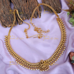 Exquisite Gold Tone Temple Hip Chain for Festivals