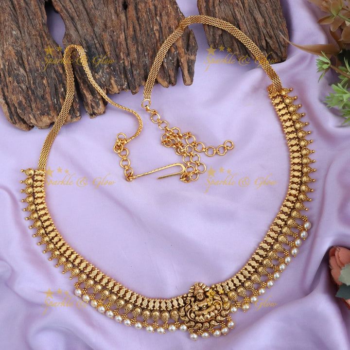 Exquisite Gold Tone Temple Hip Chain for Festivals
