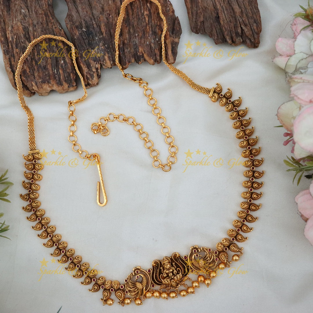 Exquisite Golden Temple Hip Chain for Festive Occasions