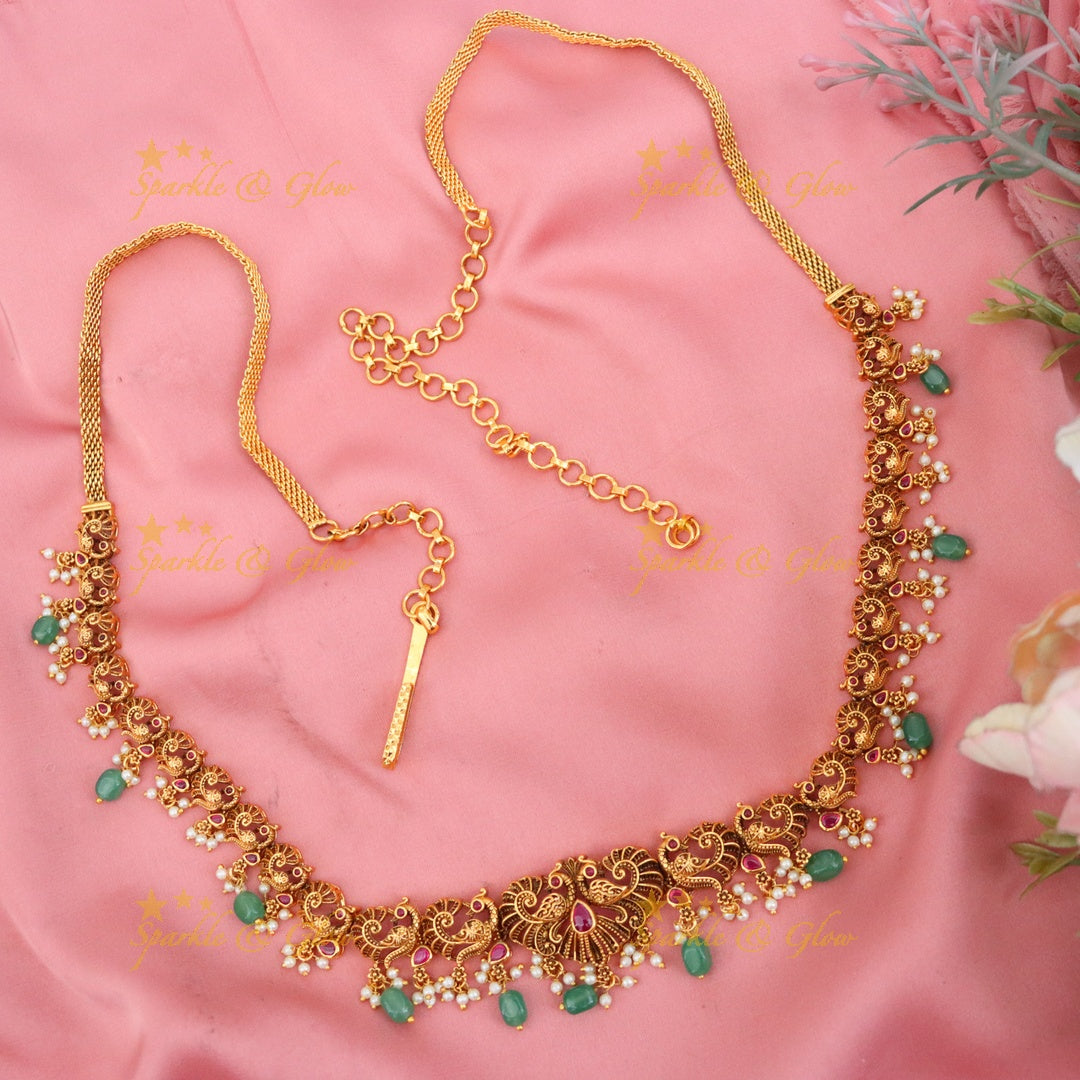 Exquisite Indian Gold-Plated Hip Chain for Weddings