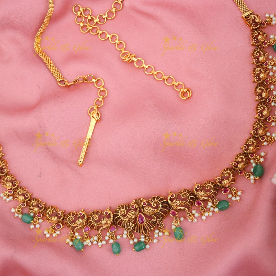 Exquisite Indian Gold-Plated Hip Chain for Weddings