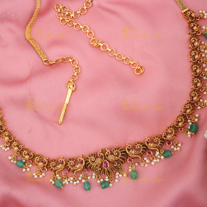 Exquisite Indian Gold-Plated Hip Chain for Weddings