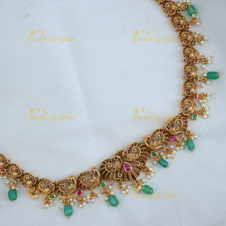 Exquisite Indian Gold-Plated Hip Chain for Weddings