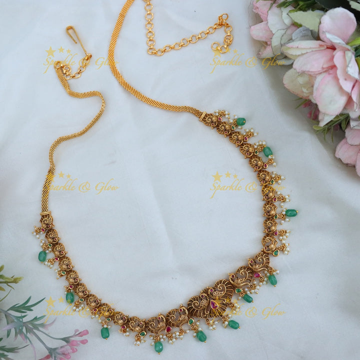 Exquisite Indian Gold-Plated Hip Chain for Weddings
