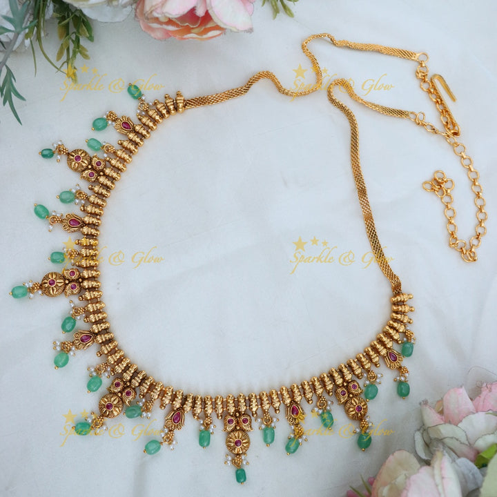 Exquisite Gold-Toned Imitation Hip Chain for Weddings