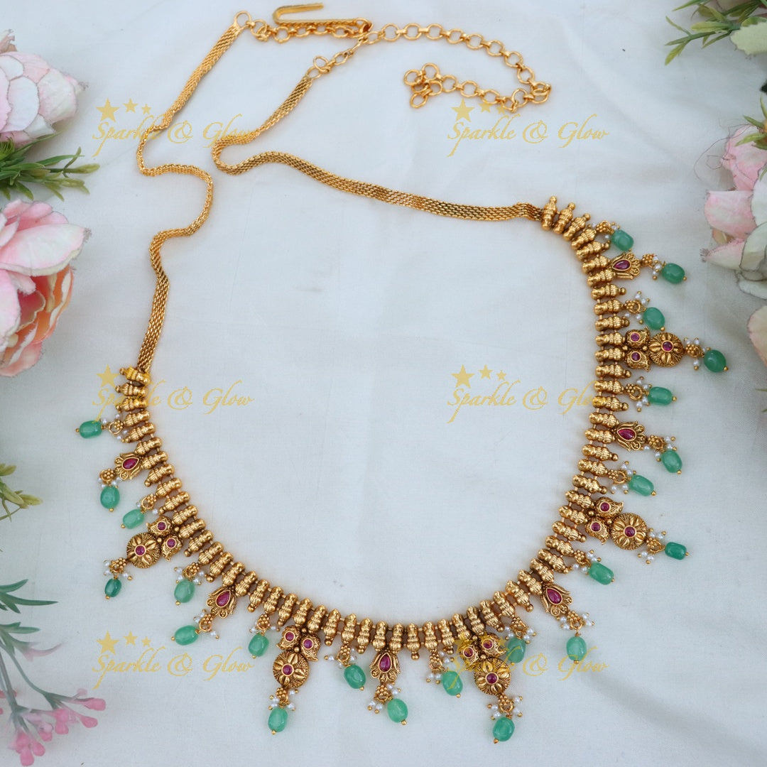 Exquisite Gold-Toned Imitation Hip Chain for Weddings