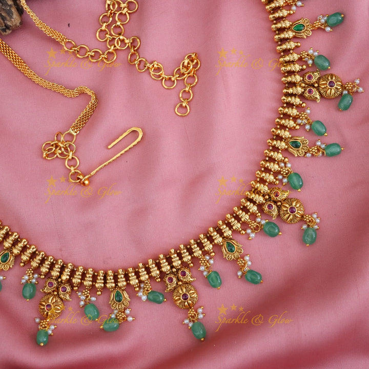 Exquisite Gold-Toned Imitation Hip Chain for Weddings