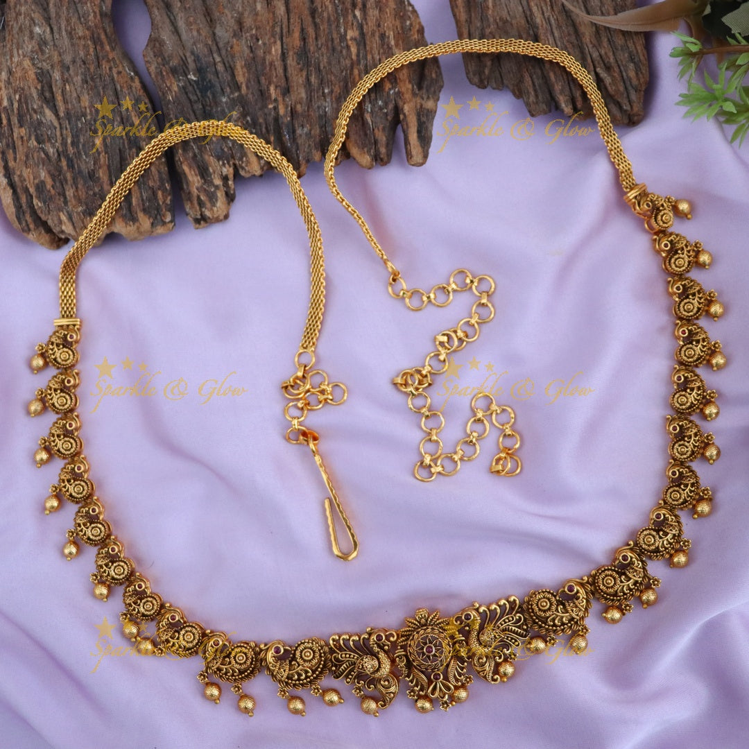 Exquisite Gold-Toned Hip Chain for Festive & Bridal Elegance