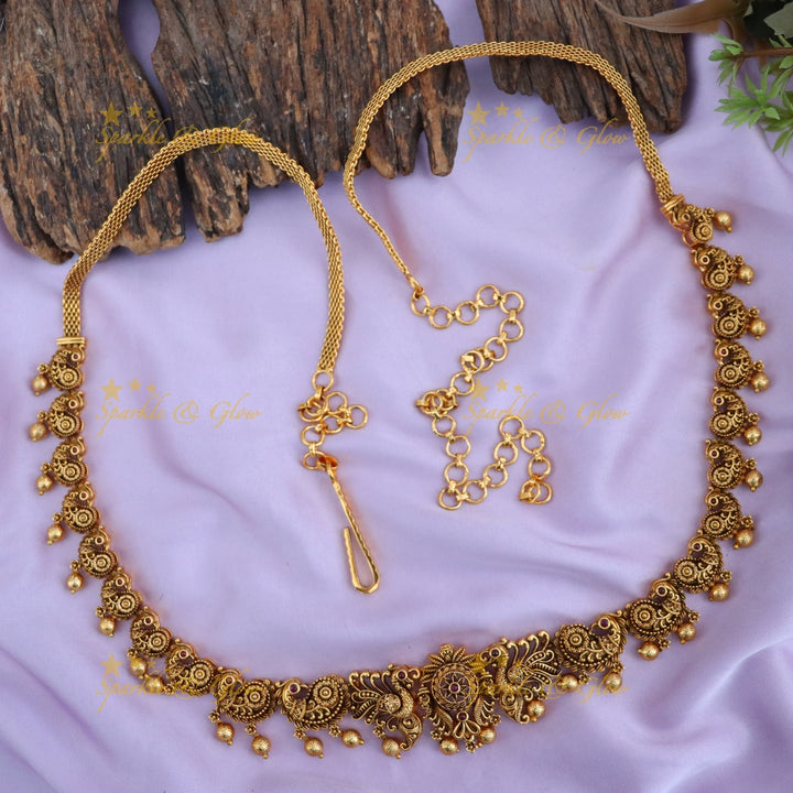 Exquisite Gold-Toned Hip Chain for Festive & Bridal Elegance