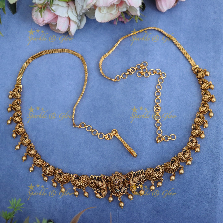 Exquisite Gold-Toned Hip Chain for Festive & Bridal Elegance