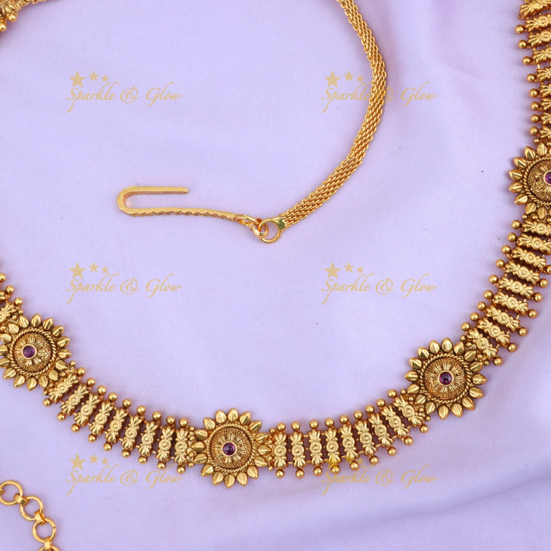 Exquisite Gold-Plated Hip Chain for Wedding & Festive Glam