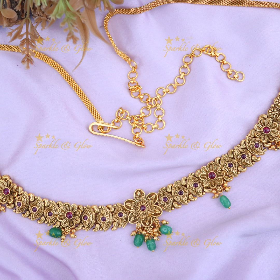 Gold-Tone Wedding Hip Chain | Elegant Festive Jewelry