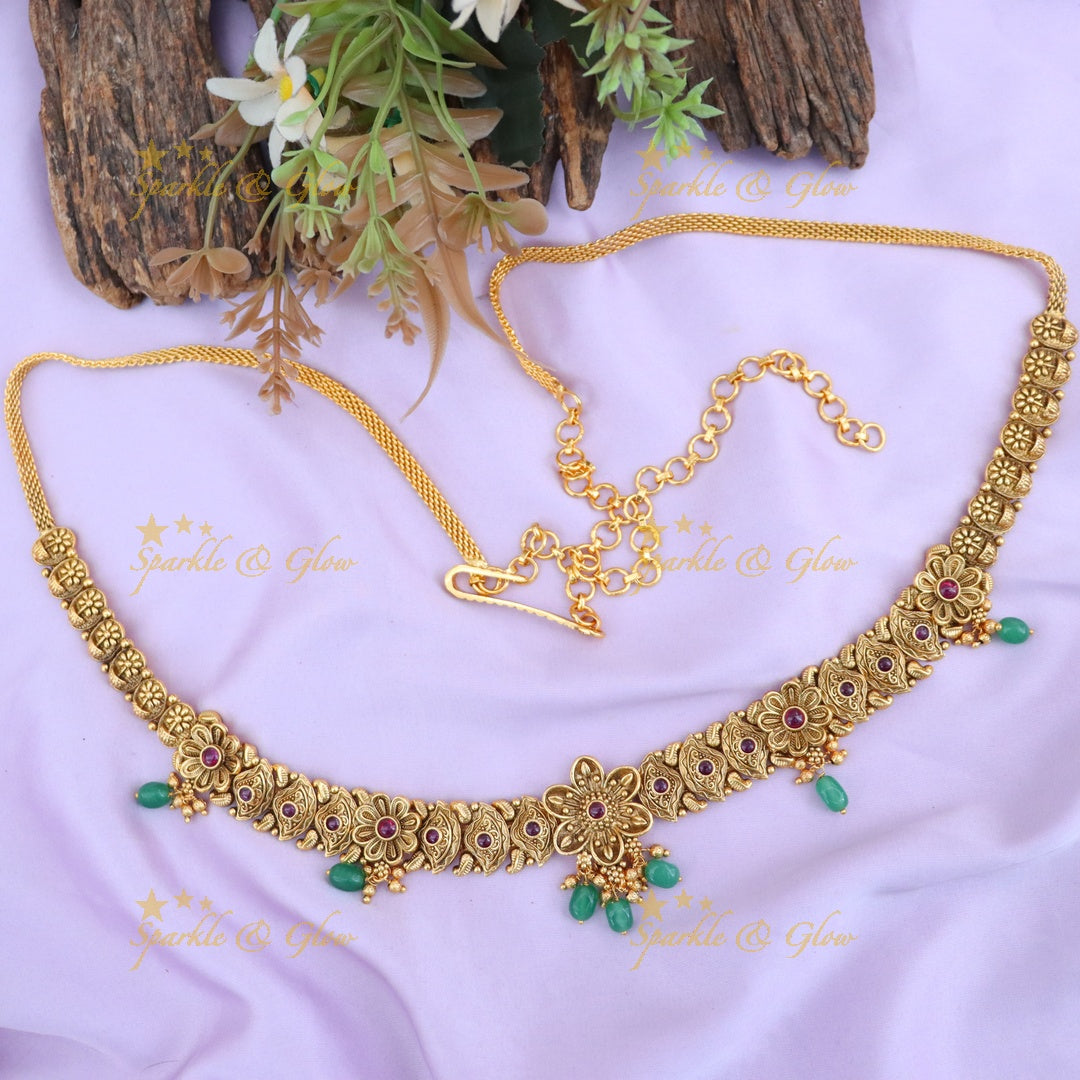 Gold-Tone Wedding Hip Chain | Elegant Festive Jewelry