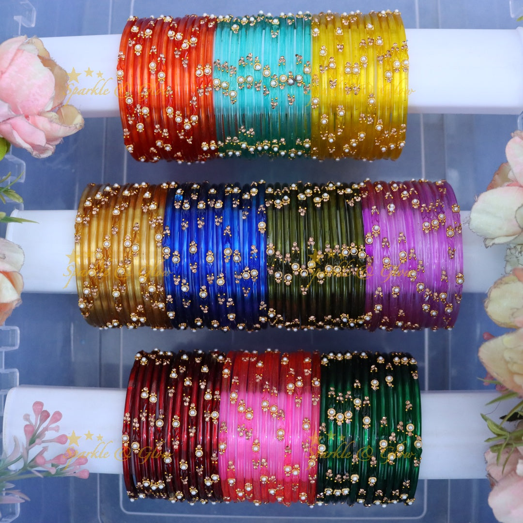 Exquisite Festive Glass Bangle Set for Every Celebration