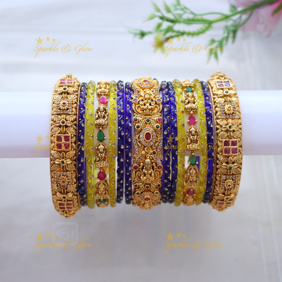 Stunning Lakshmi Design Bridal Bangles Set