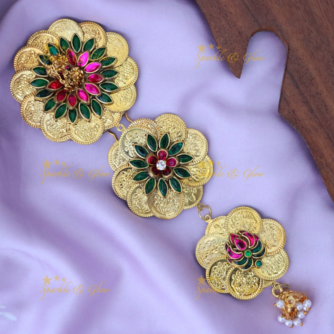Temple Style Jadabilla Hairpin for Weddings