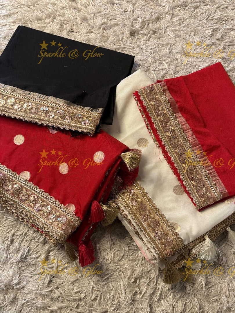 Tissue Organza Banarasi Saree for Elegant Occasions