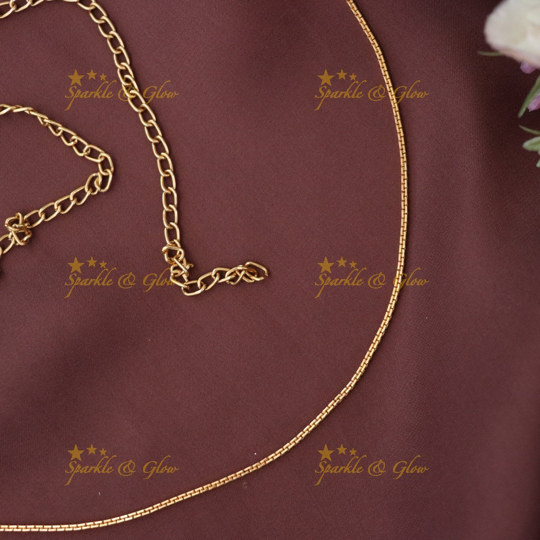Radiant Gold-Plated Hip Chain for Weddings & Festivities