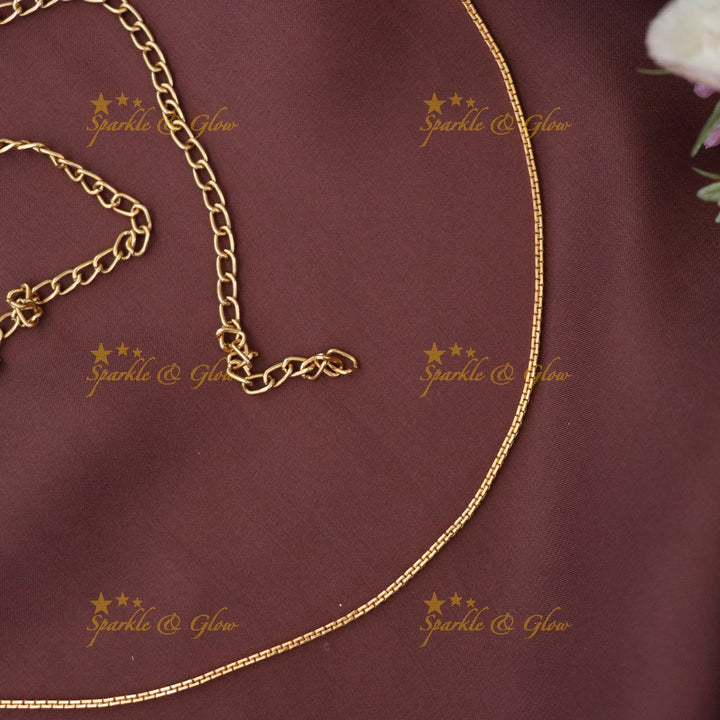 Radiant Gold-Plated Hip Chain for Weddings & Festivities
