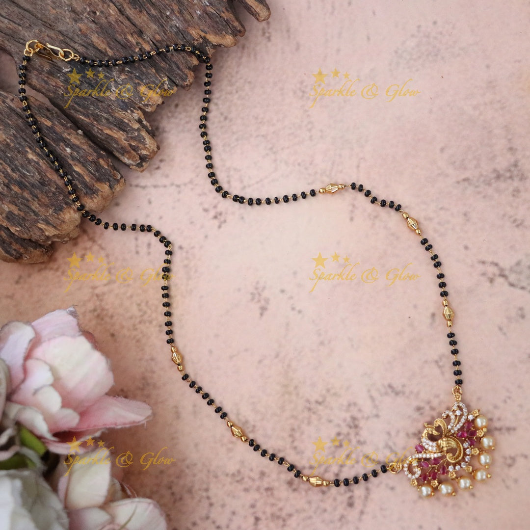 Exquisite Temple Bridal Mangalsutra Necklace