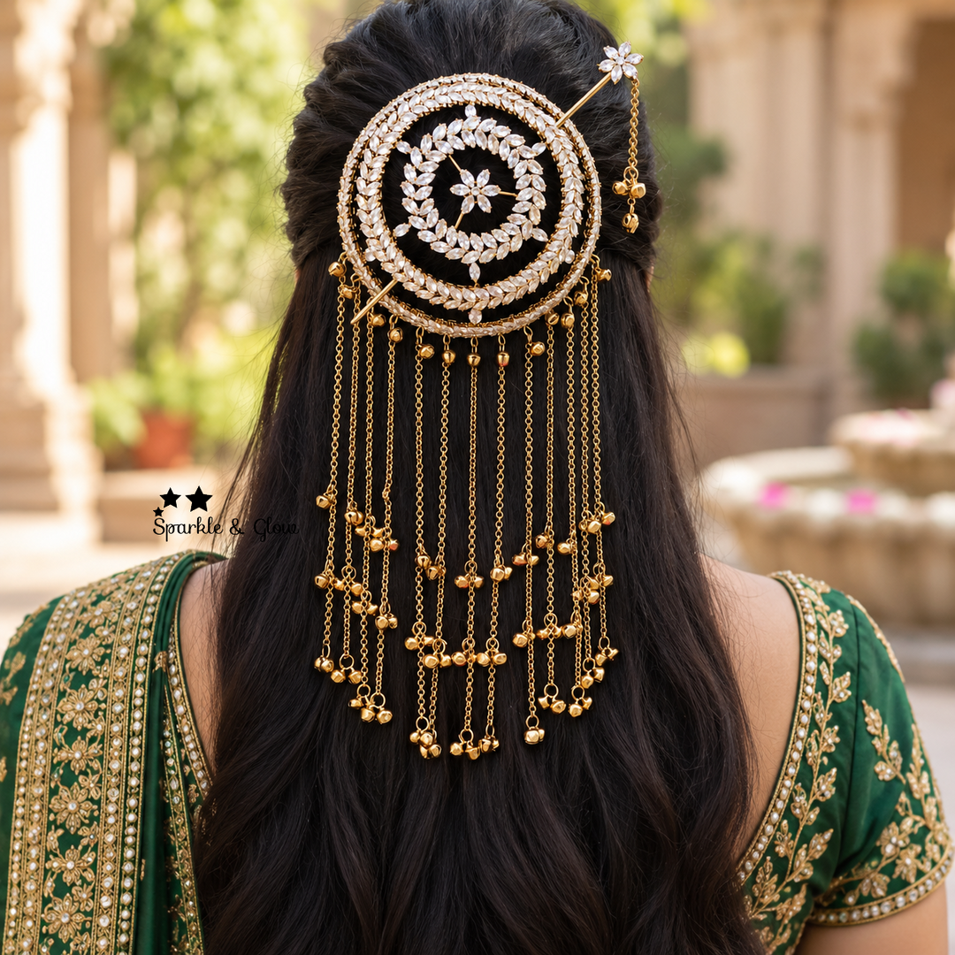 Elegant Wedding Hair Bun Accessory