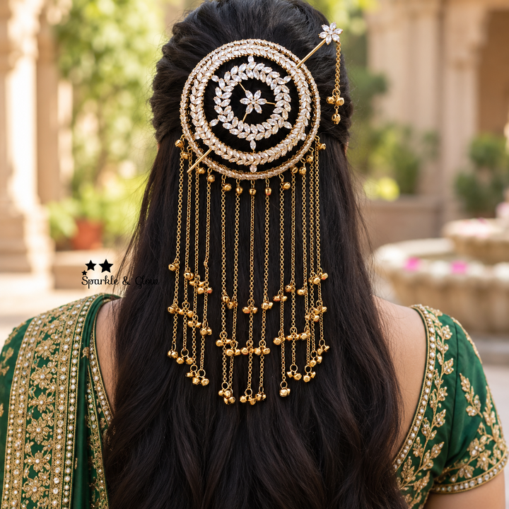 Elegant Wedding Hair Bun Accessory
