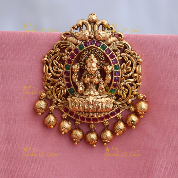 Elegant Gold Temple Jadabilla Hair Accessory for Weddings