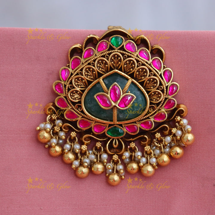 Exquisite Jadabilla Gold Hairpiece for Wedding Elegance