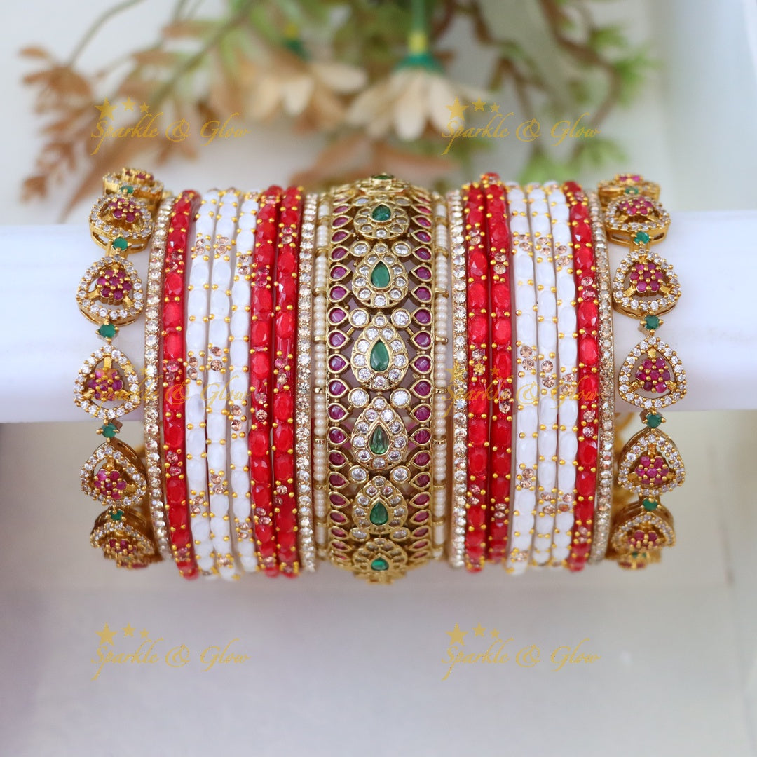 Exquisite Kemp Bridal Bangles – Captivating Elegance