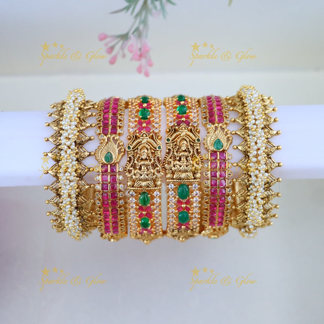Elegant Kemp Bridal Bangle Set for Modern Brides