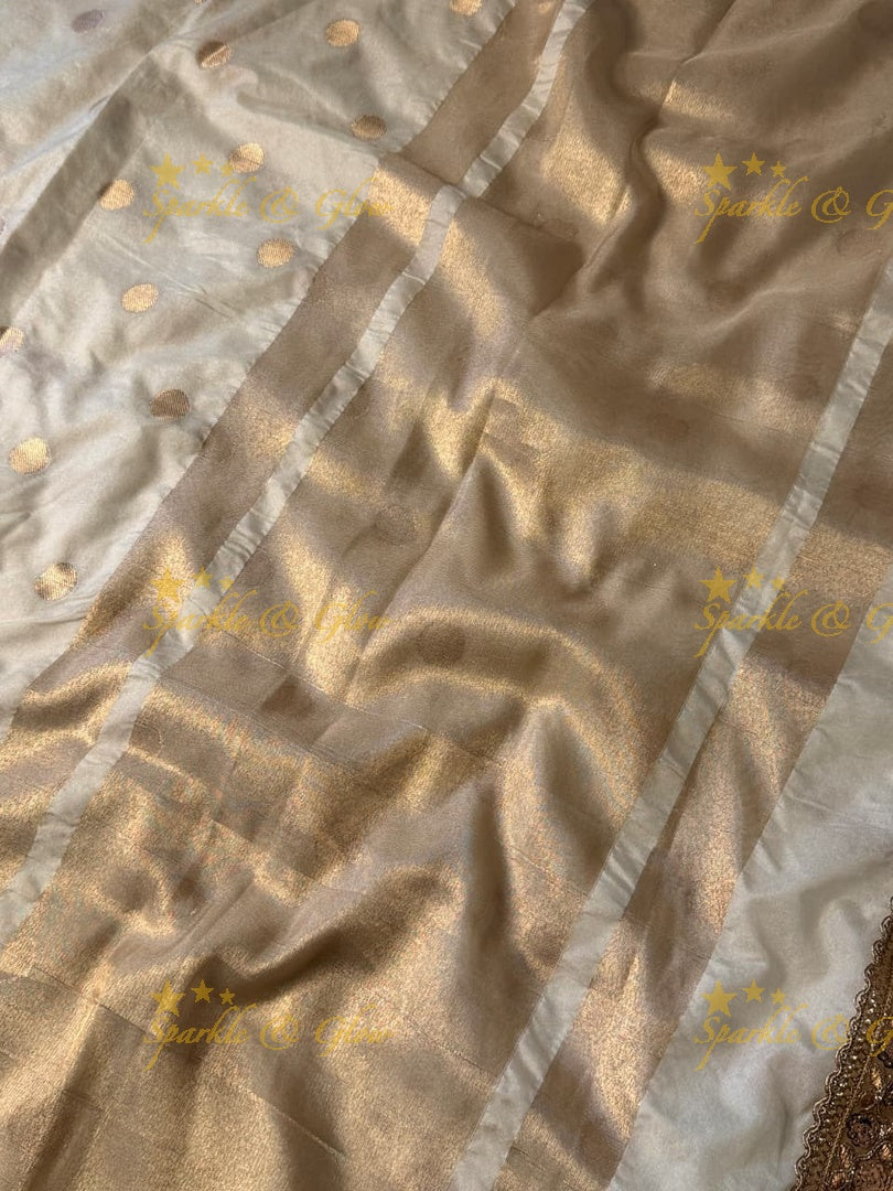 Tissue Organza Banarasi Saree for Elegant Occasions